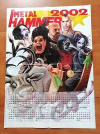 Plakat Metal Hammer po drugiej stronie plakat Slayer. Nowy.