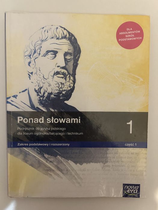 Ponad słowami 1 część 1 Polski Nowa era Z. podstawowy i rozszerzony