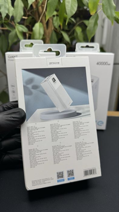 Оригінальний павербанк Proove Giant 40000 mAh 100w з гарантією 12 міс.