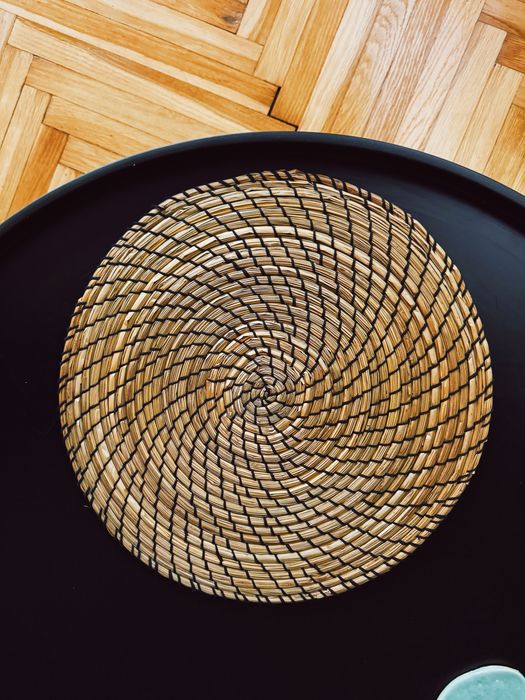 Nowa ekologiczna podkladka na stół, średnica 37cm