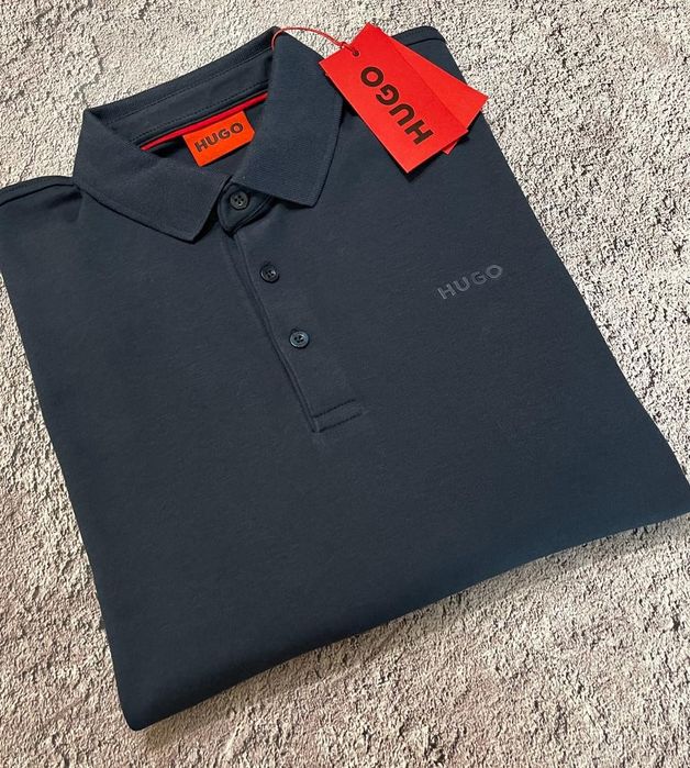 Лонгслів Hugo Boss. Поло з довгим рукавом Hugo Boss