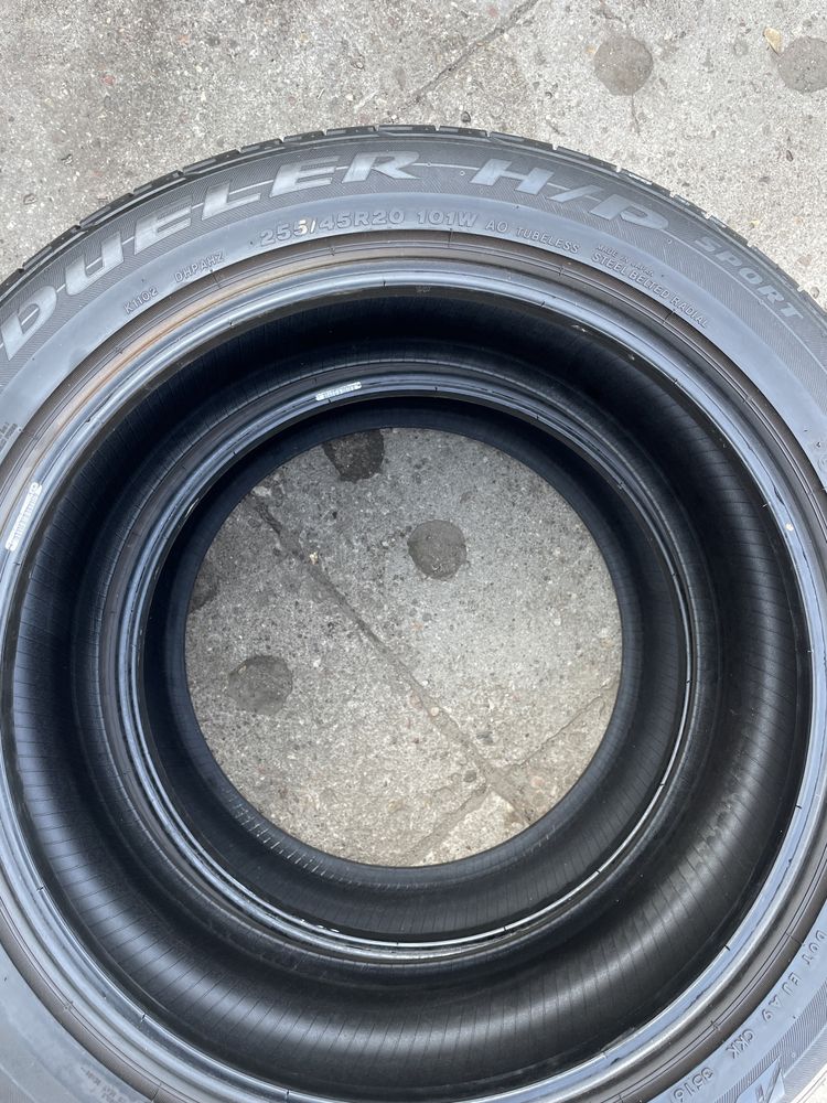 Opony Bridgestone 255/45r20 101W Dueler H/P Sport -2szt z rantem 3516