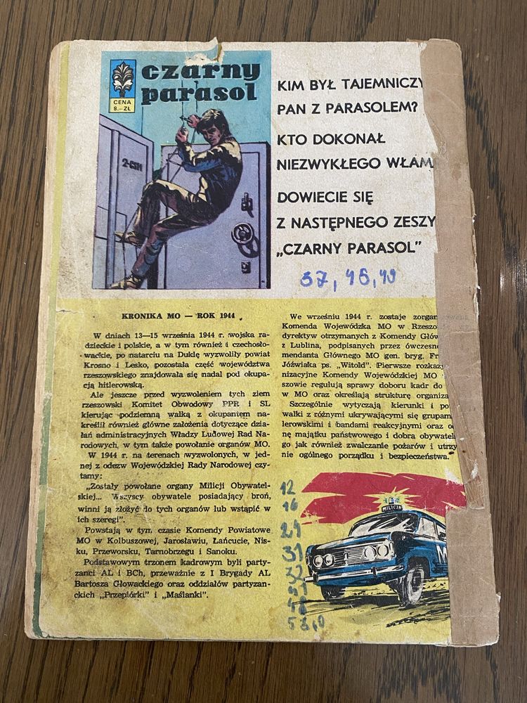 Kapitan Żbik. Złoty Mauritius. wyd. 1 r. 1970 B. Polch W. Krupka PRL