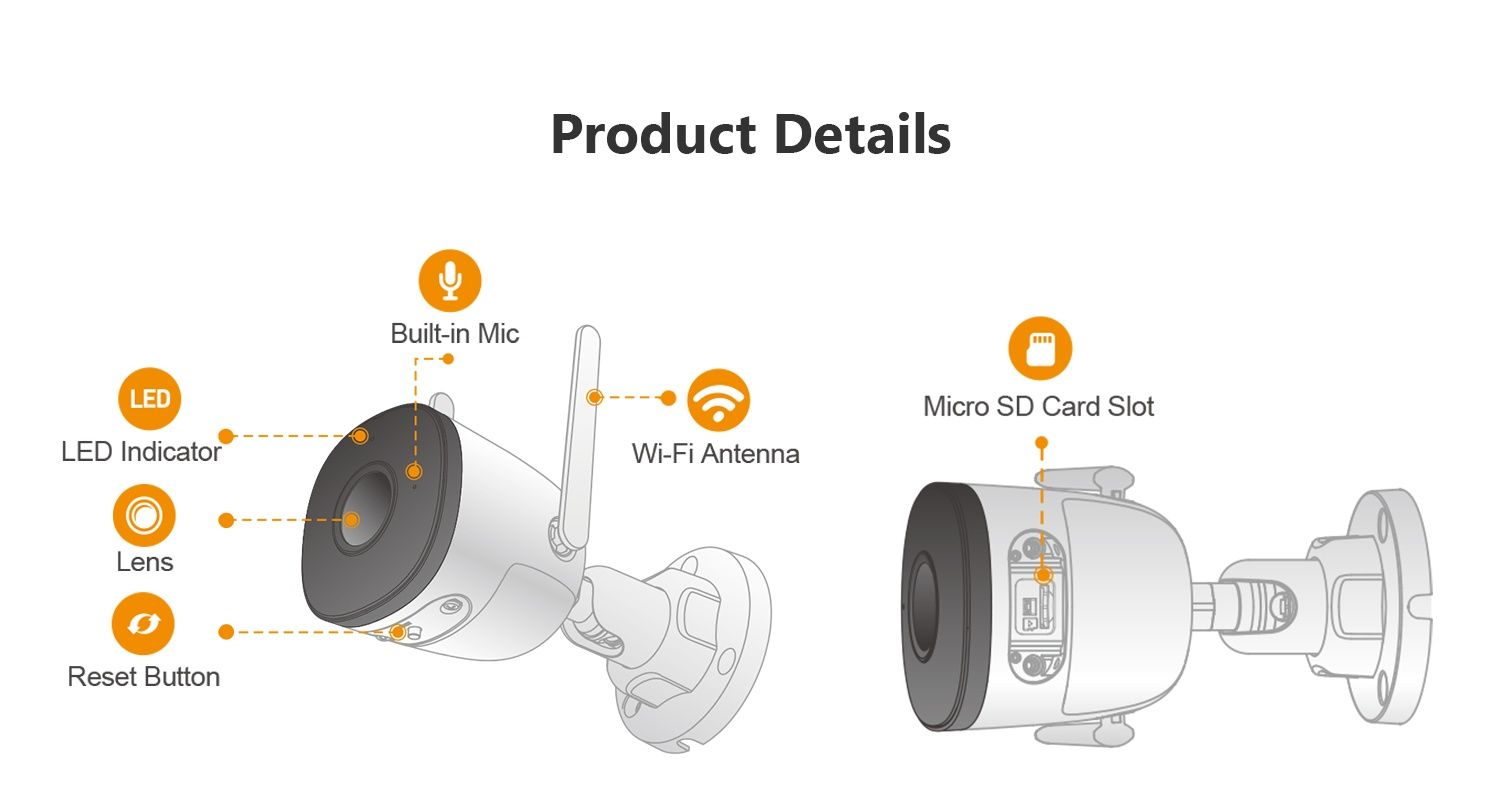 Imou Bullet 2C 4 Mp Wifi Імоу відеокамера •НОВІ•ГАРАНТІЯ•