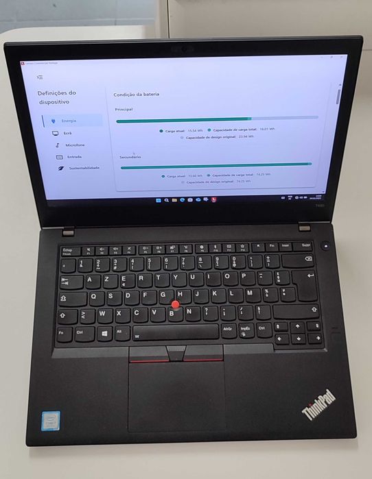 LENOVO Thinkpad T480 i7-8550u 16Gb 512Gb Wifi 4G Win11Pro C/NOVO