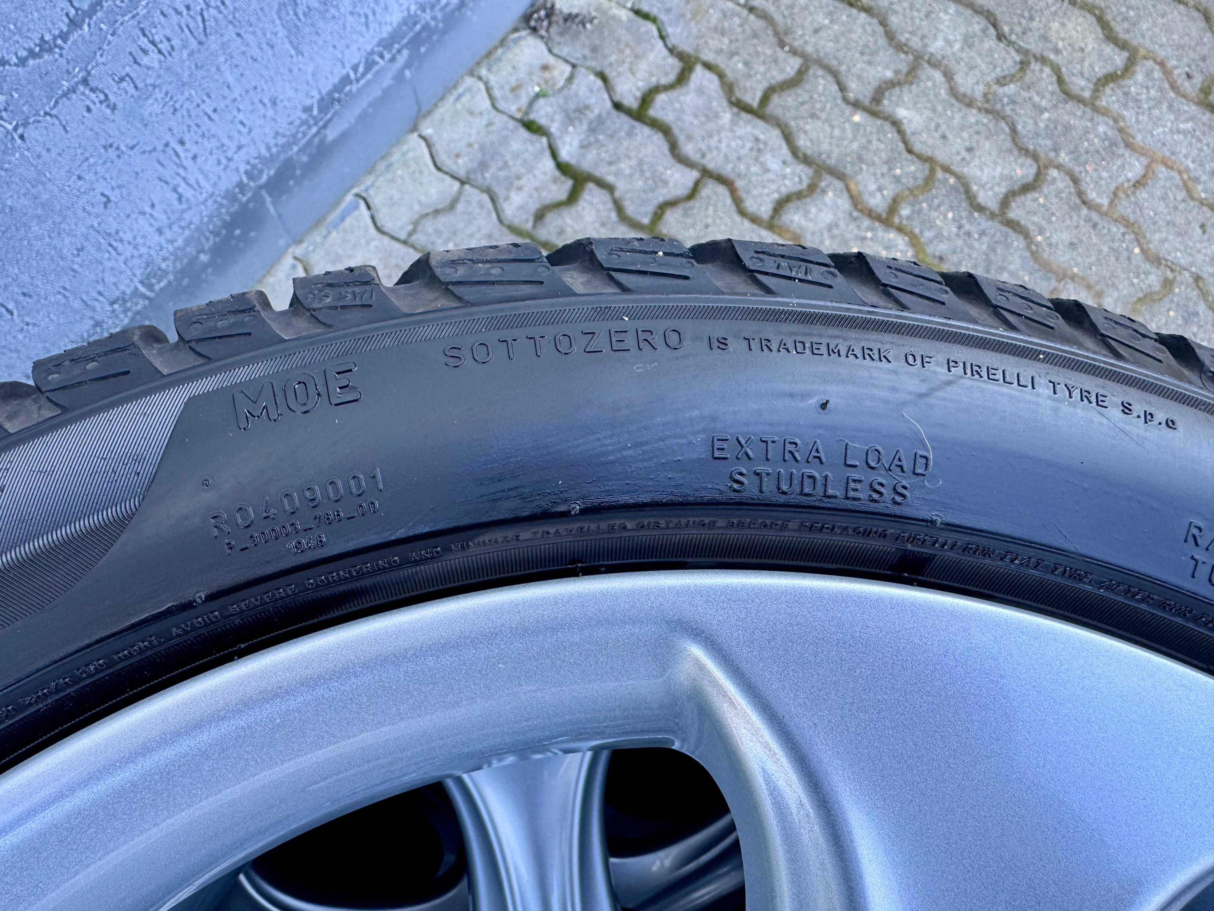 Alufelgi Mercedes C Klasa W205 S205 Oryginalne 18 Zimowe Czujniki TPMS