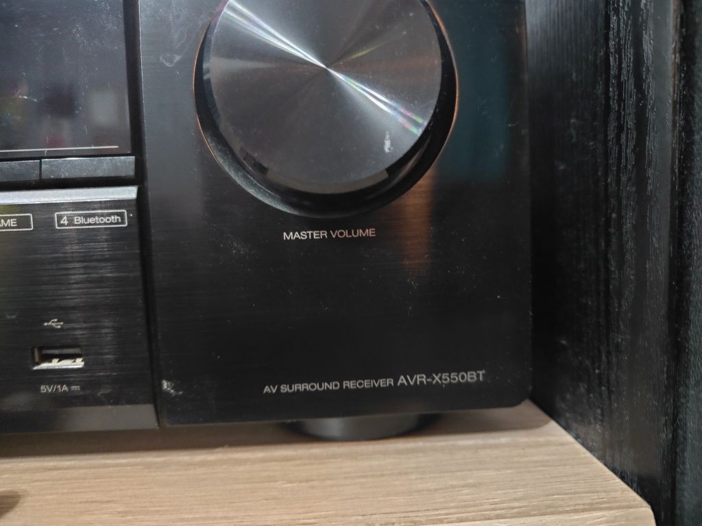 Denon AVR-X550bt + Głośniki Eltax + Subwoofer