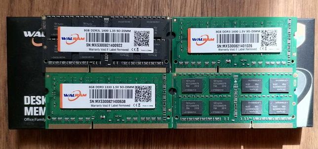 8GB DDR3 1333/1600, DDR3L 1600 Оперативная память  НОВАЯ, ГАРАНТИЯ