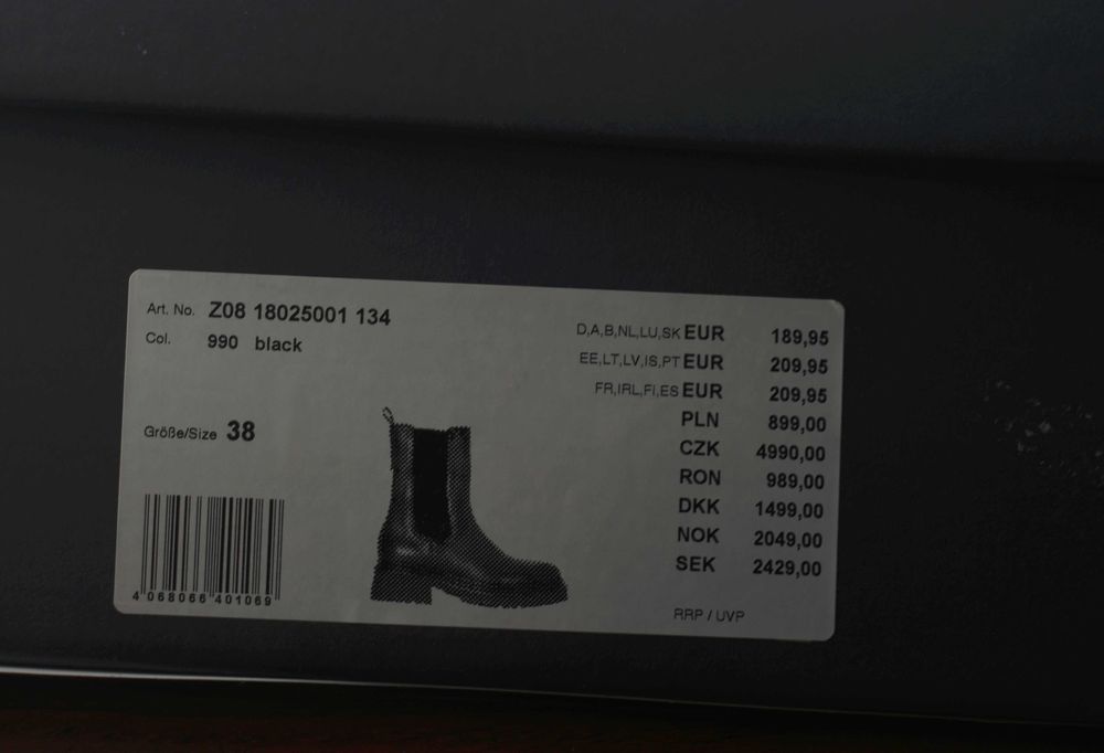 Używane botki MARC O'POLO roz. 38