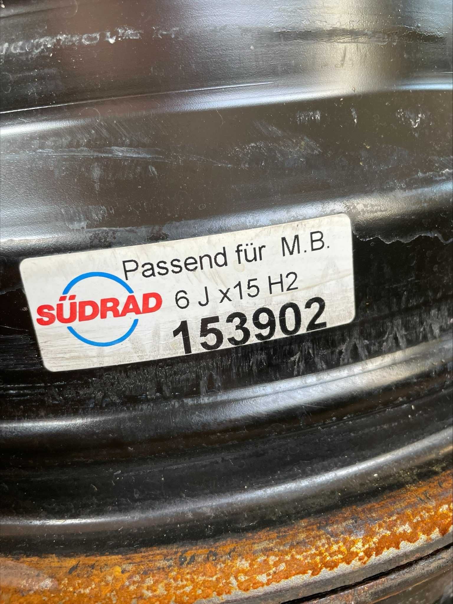 4x Felga stalowa Sudrad 6x15 ET44 5x112 66.5 / 4062 MERCEDES