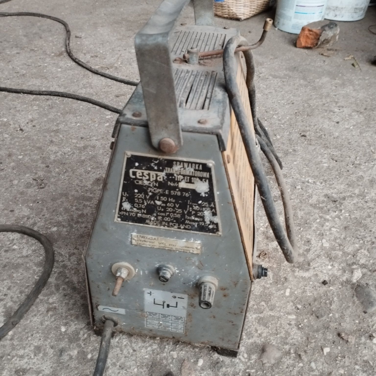 Spawarka elektrodowa prl 100a  typ et 100