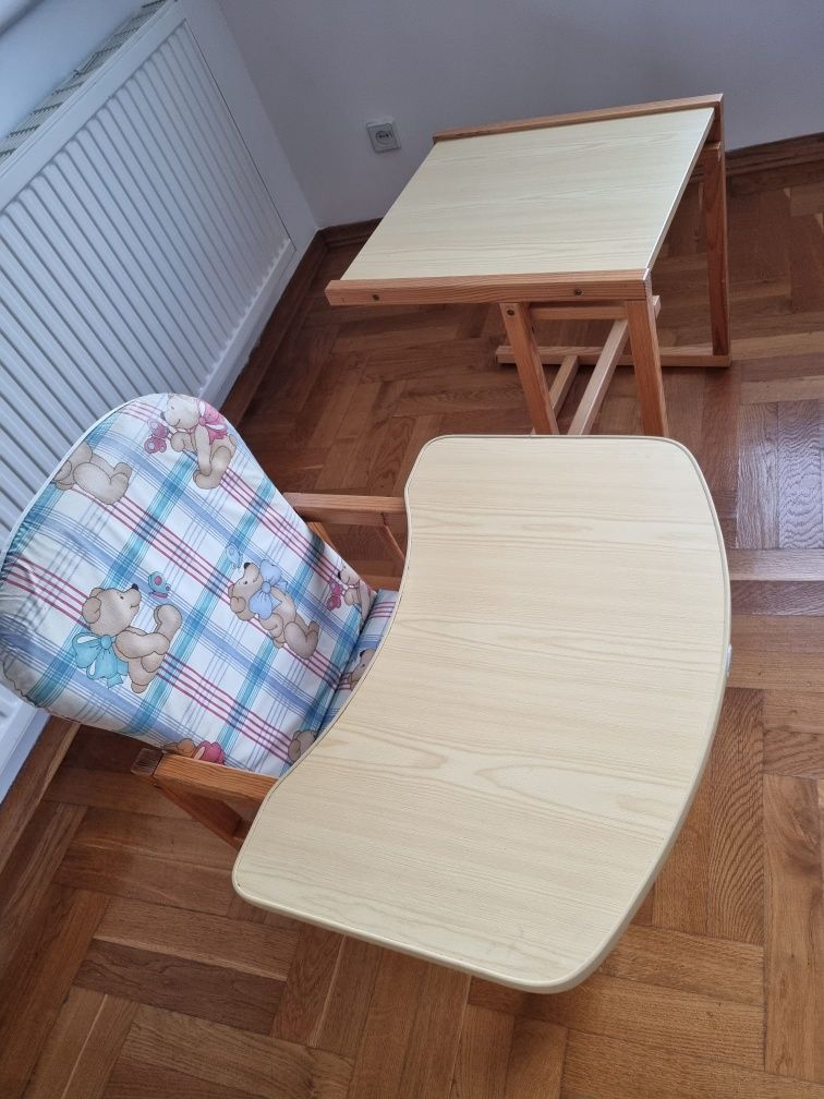 Krzesełko ze stolikiem dla dziecka