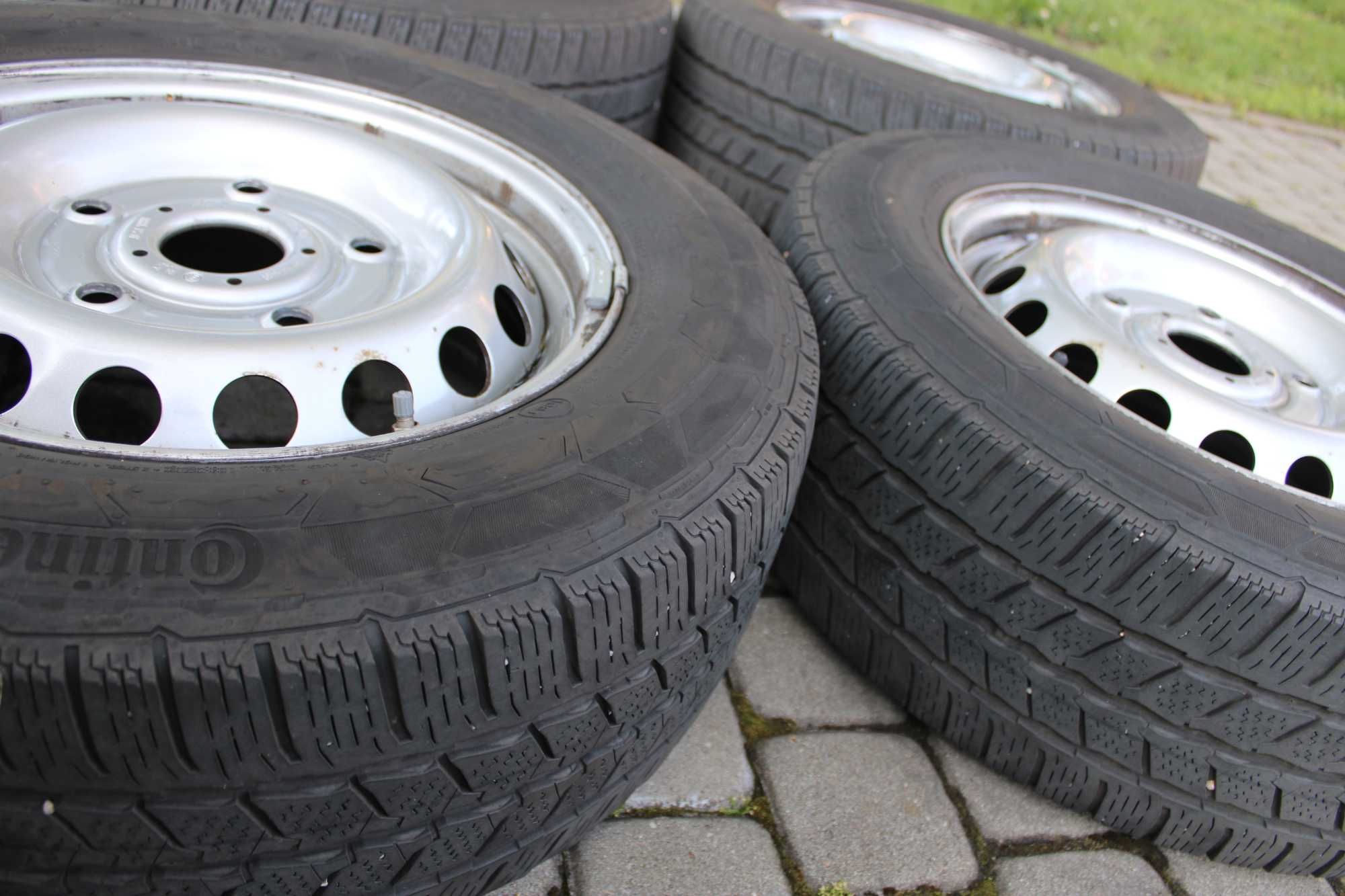 Koła zima FORD TRANSIT 215/65R16C 6.5x16 ET60 rozstaw 5x160 otwór 65.1