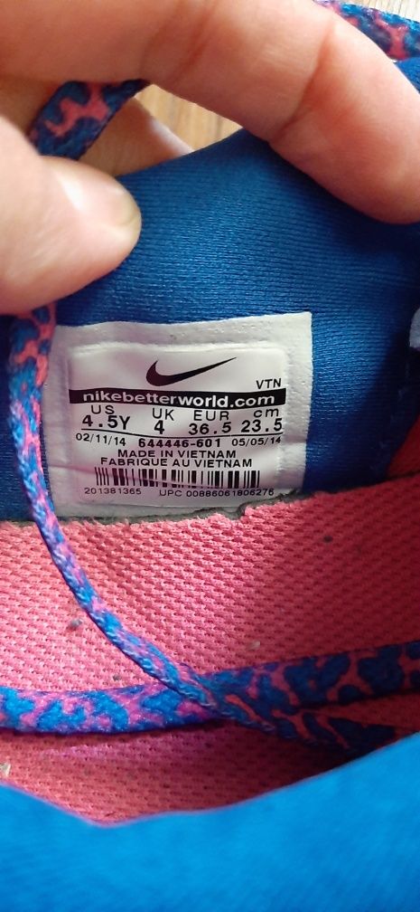 Różowe Adidasy Nike free 5.0