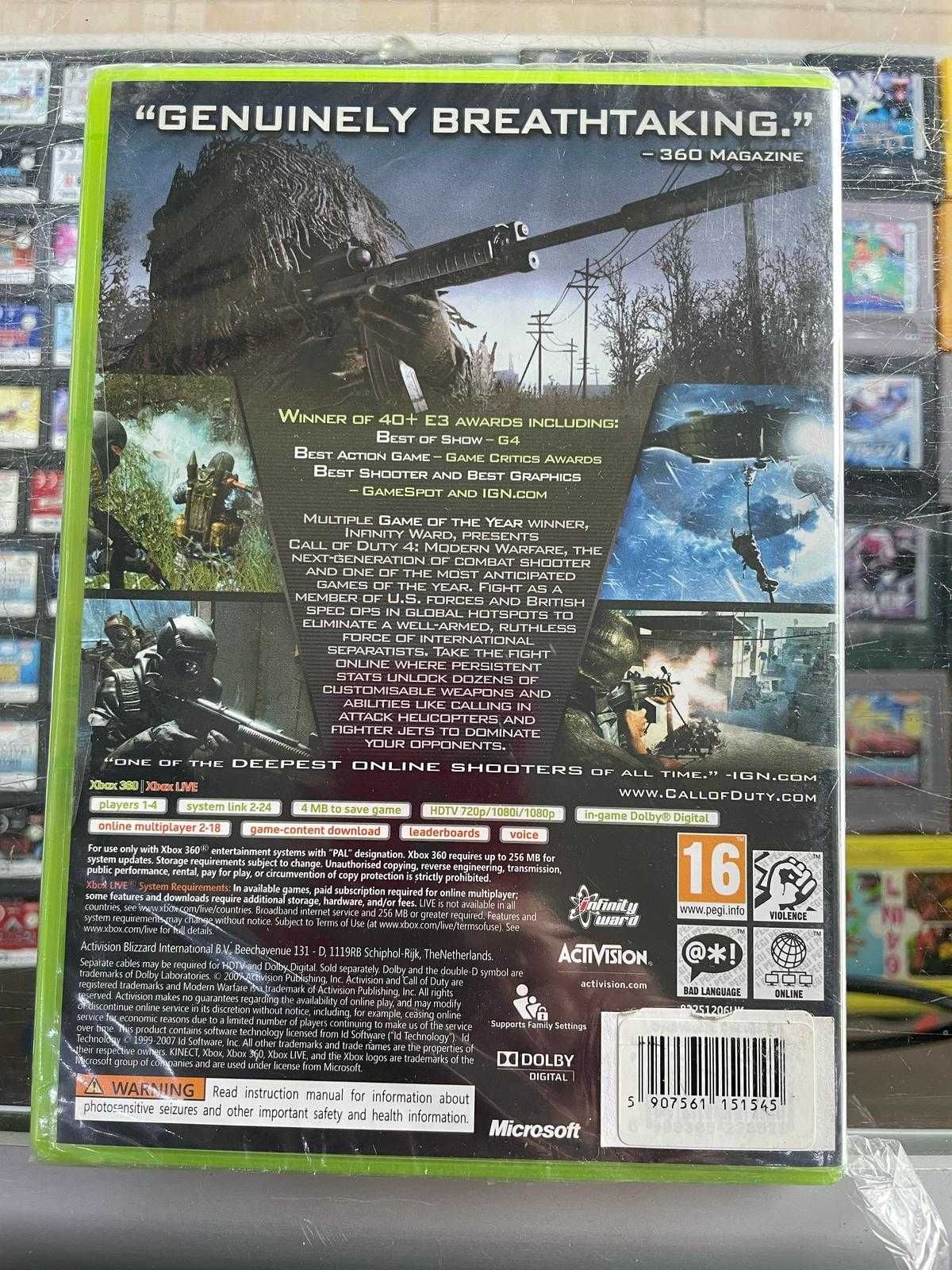 Xbox 360 - Call Of Duty 4 Modern Warfare - Sklep - Wolumen