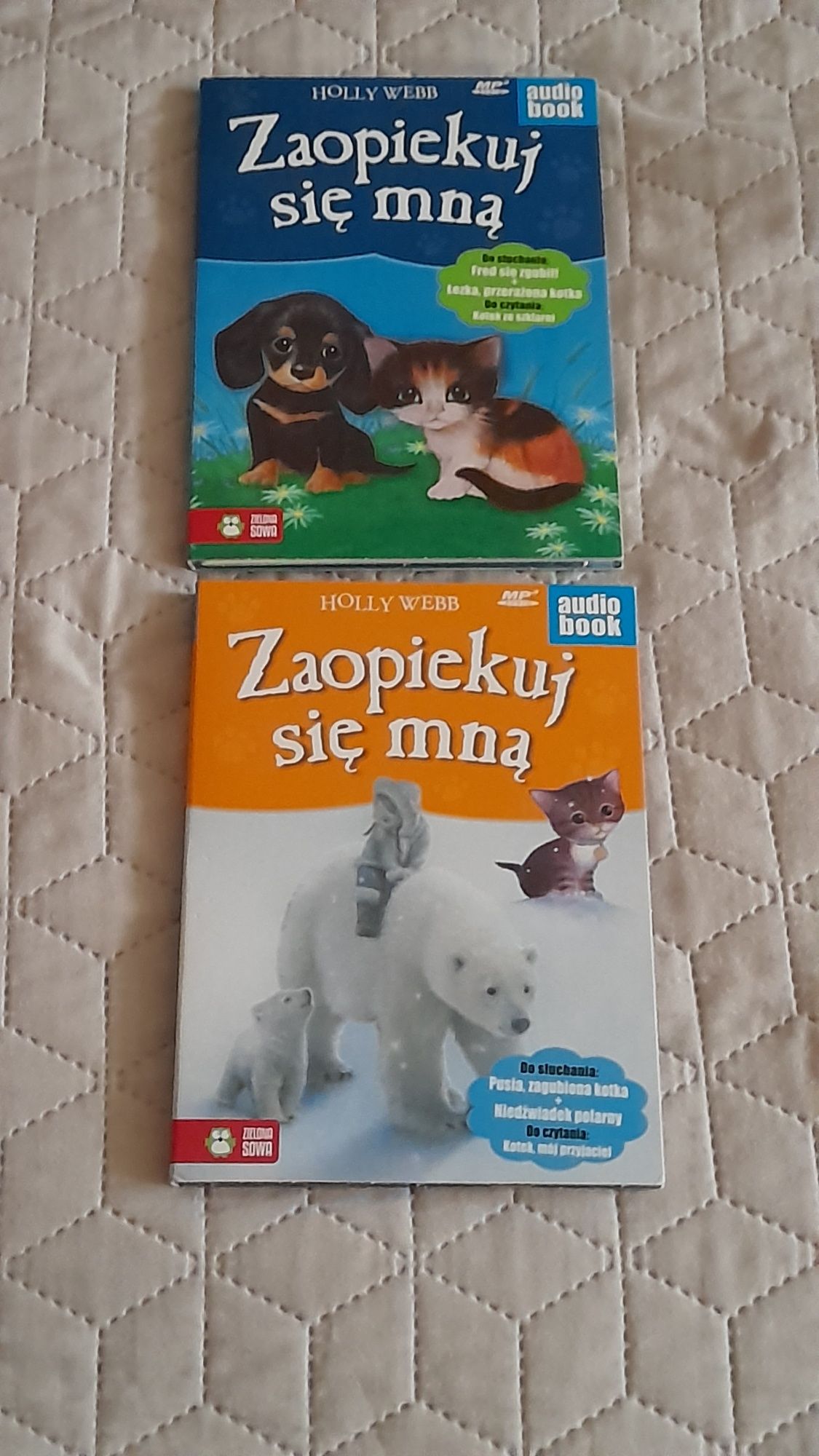 O zwierzętach, 6 książek,  2 audiobooki, płyta