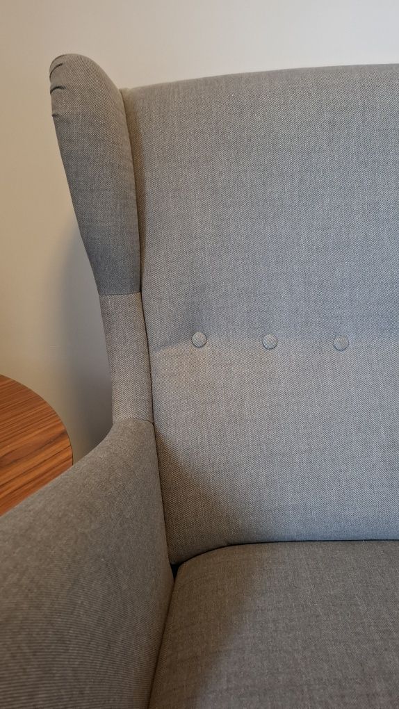 Sofa 3-osobowa Strandmon, Ciemnoszary Nordvalla (z IKEA)