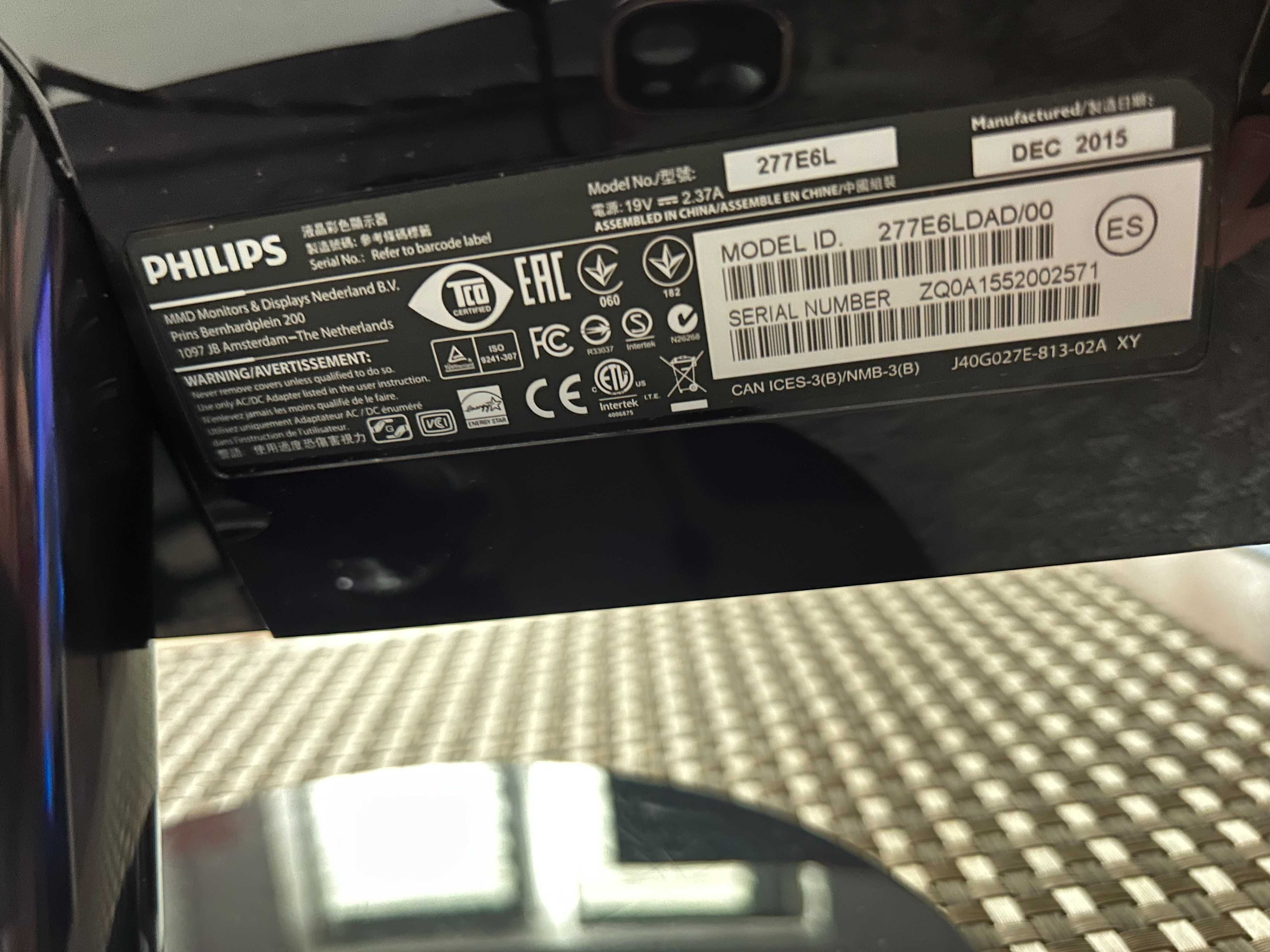 Monitor 27 cali Philips z głosnikami