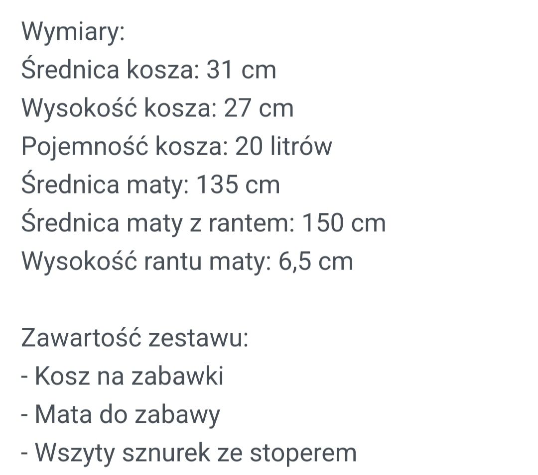 Kosz na zabawki, klocki