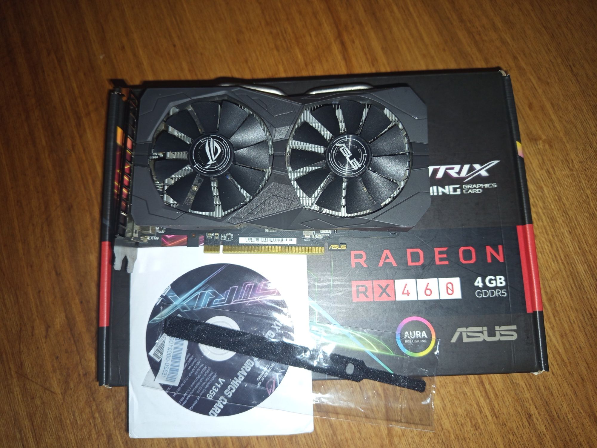RX 460 4 gb strix gaming z pudełkiem