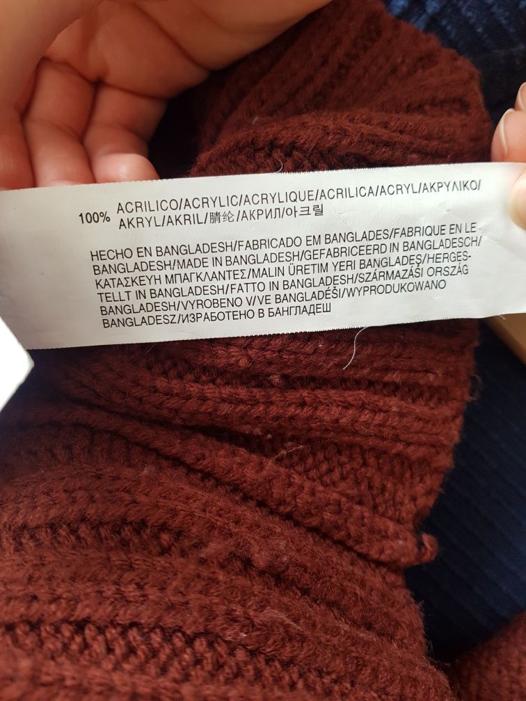 Sweter ponczo Pull&Bear