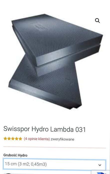 Styropian swissport hydro 15cm