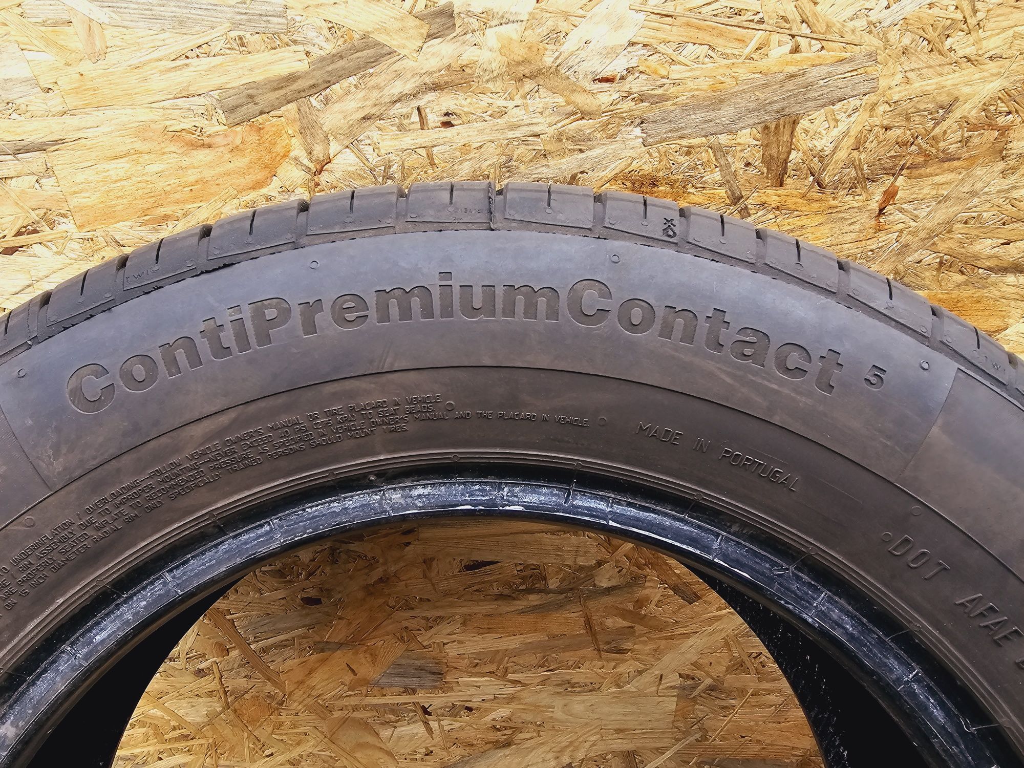 Jak Nowe!!  7,7mm. 195/65 r15 Continental ContiPremiumContact 5. 0418