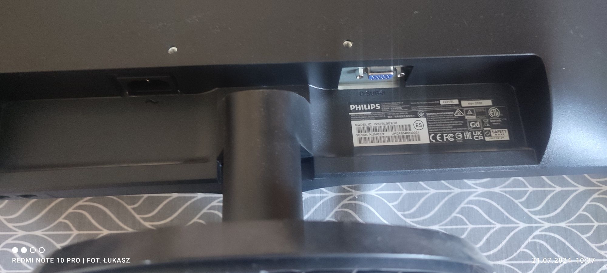 Monitor Philips 22 cale