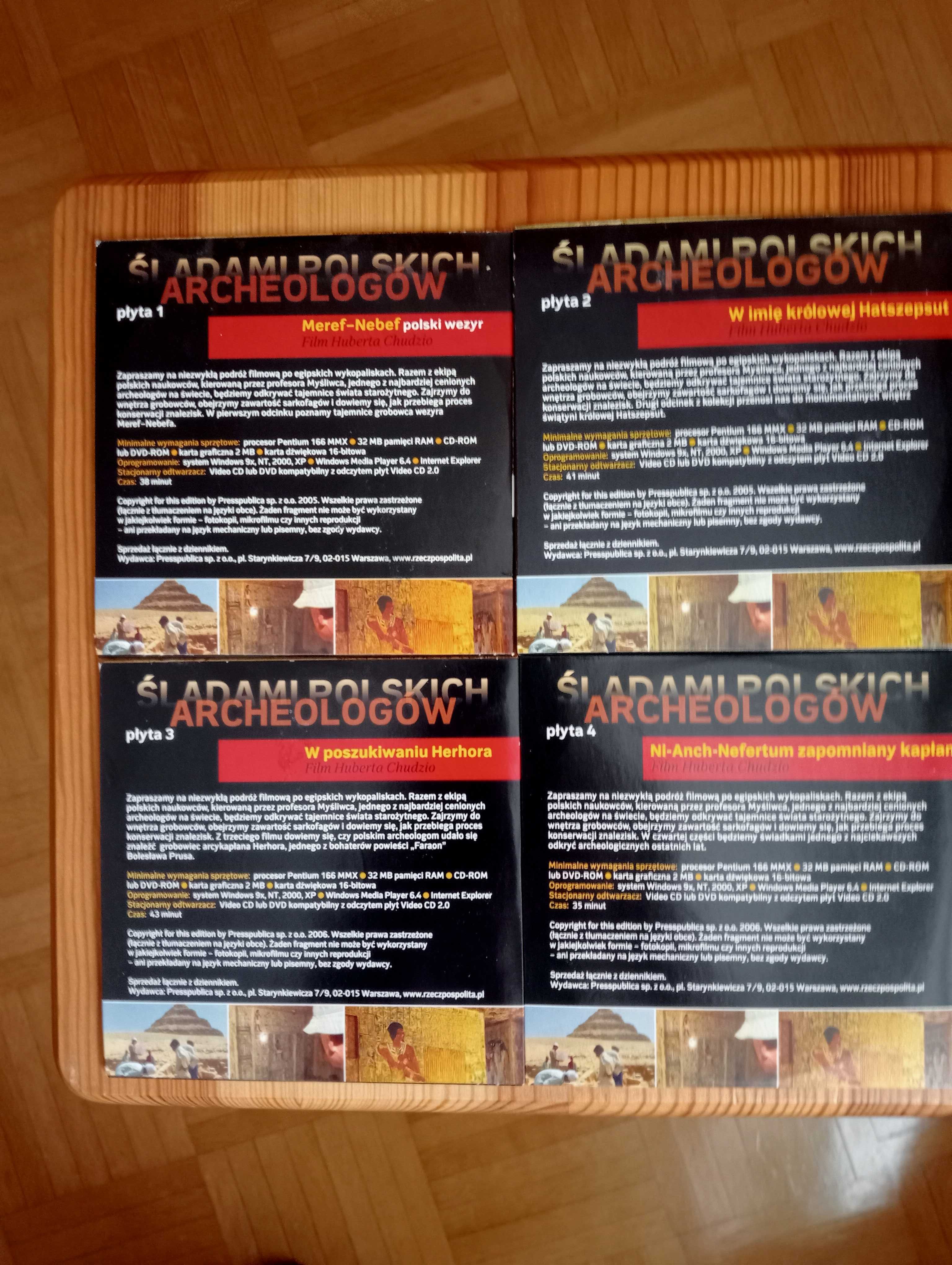 Śladami Polskich Archeologów - 4 płyty DVD