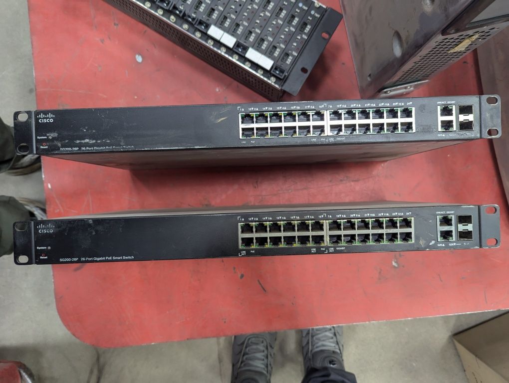 Комутатор Cisco SG200-26 
Комутатори Cisco у містах Украї