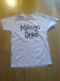 Koszulka/ T-shirt "Miłego dnia" rozmiar M