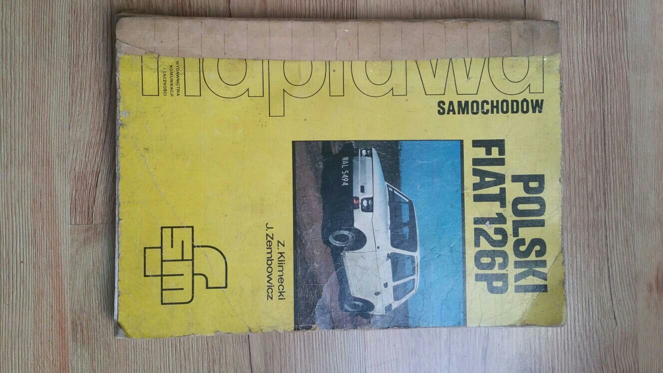 Książka napraw samochodu Fiat 126 p