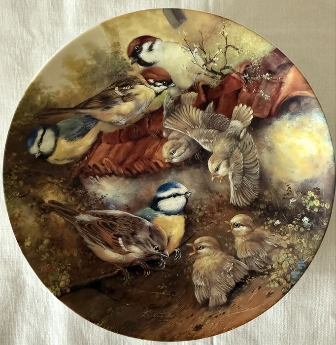 Вінтаж: колекція настінних тарілок .