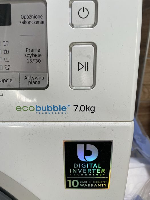 Pralka samsung ecobubble 7kg