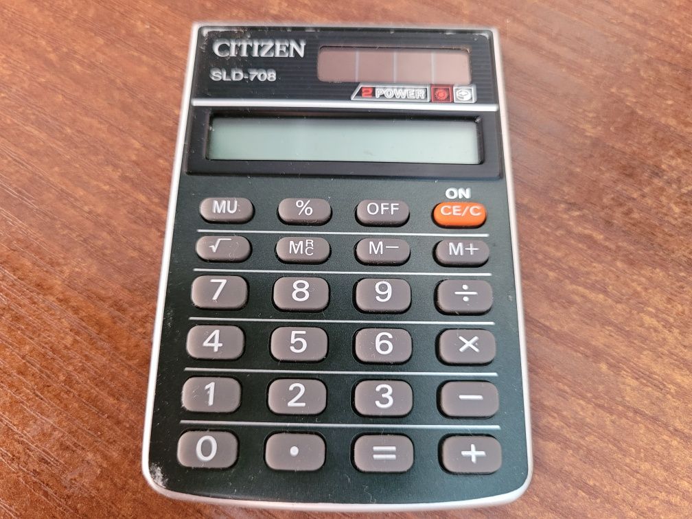 Калькулятор Citizen sld-708