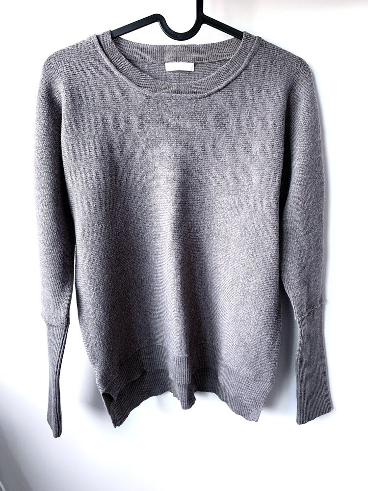 Sweter beżowo-brązowy 100% wełna wool Claire