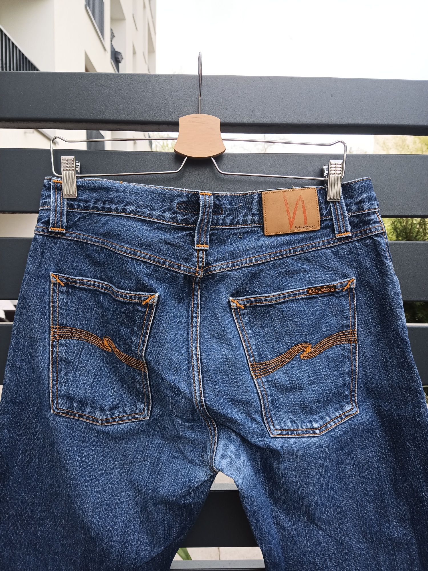 Nudie Jeans organic denim spodnie dżinsowe męskie