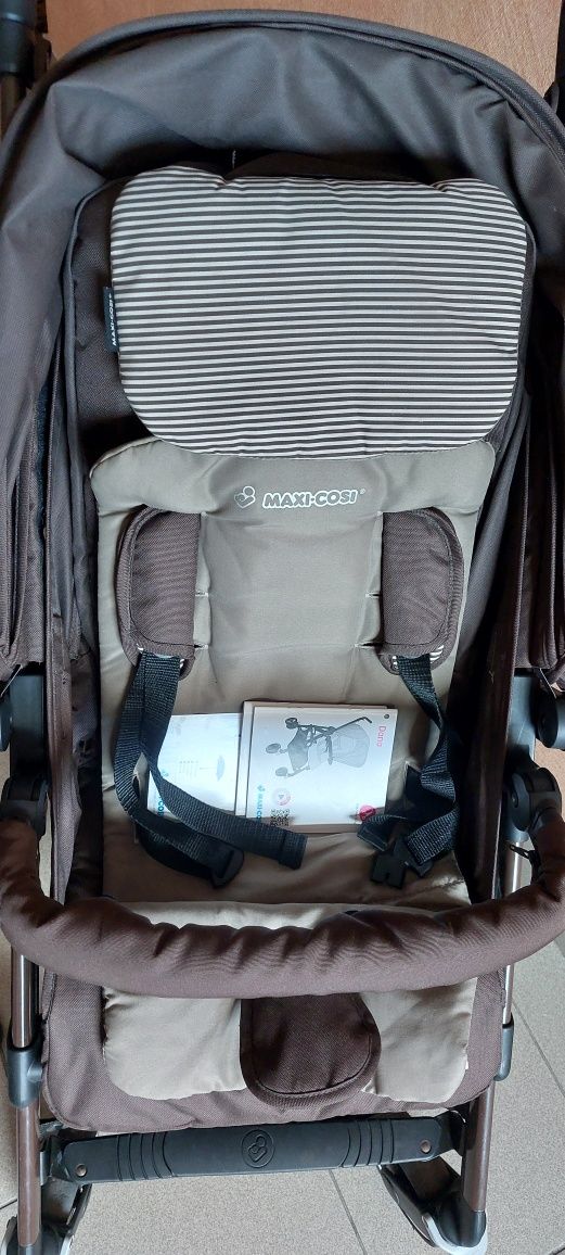 Maxi-Cosi Dana Earth Brown wózek Spacerowy spacerówka parasolka
