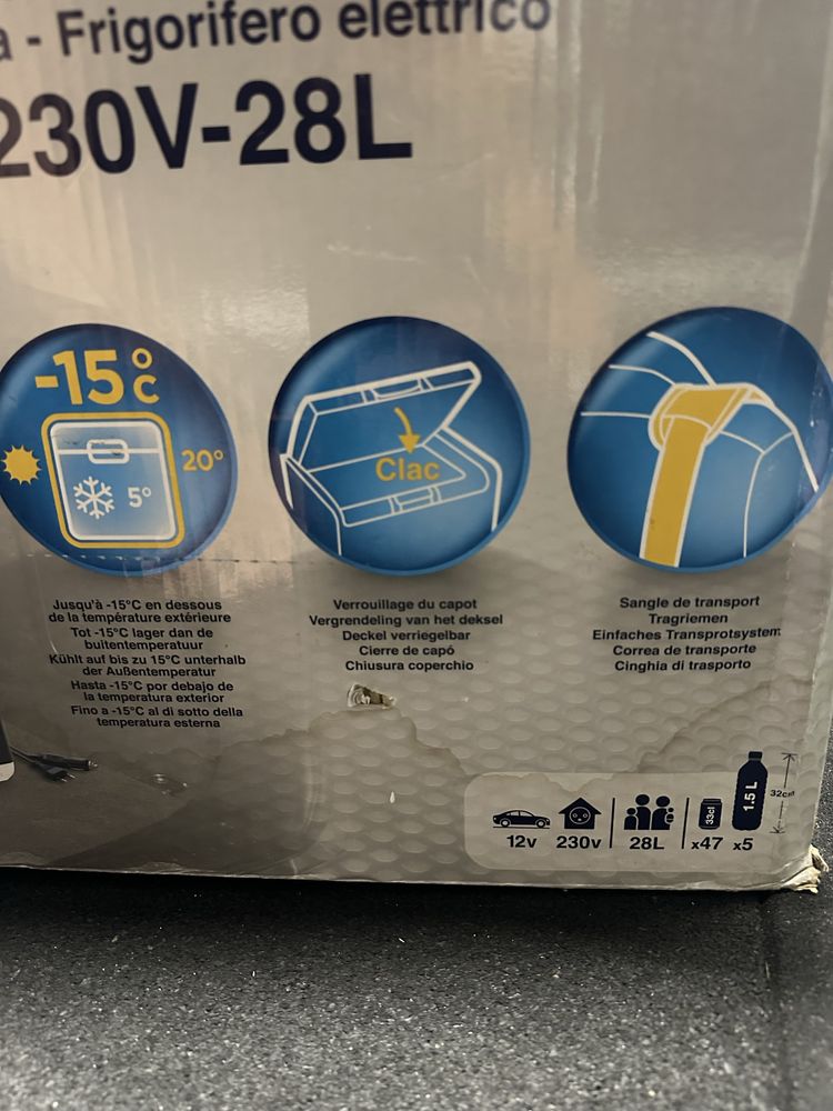 Geleira eletrica grande (ligar isqueiro carro)