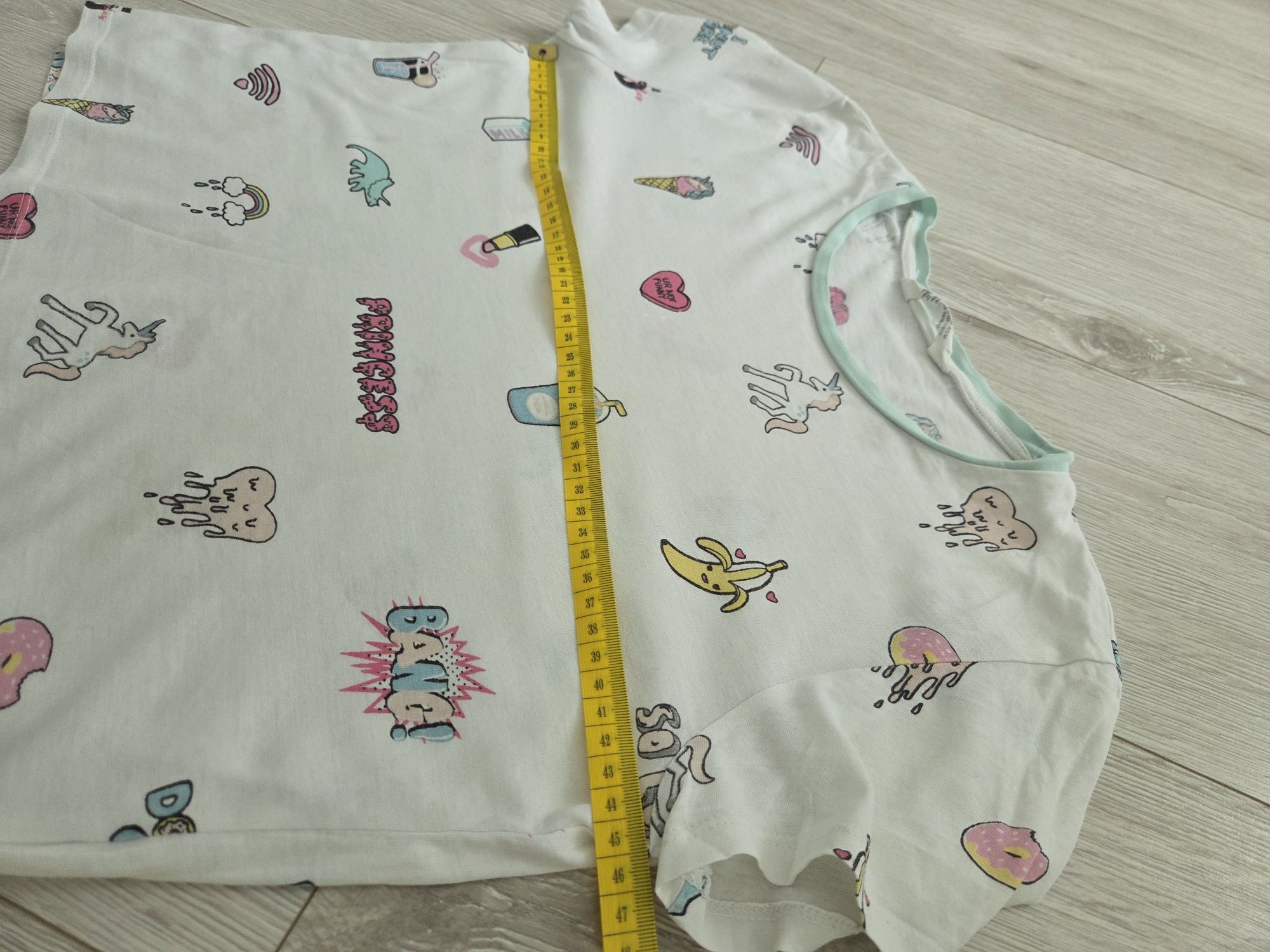 Bawełniana koszulka T-shirt H&M 10 11 12 lat