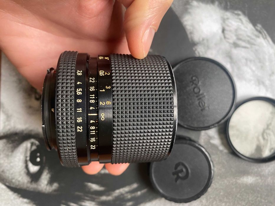 об'єктив Carl Zeiss Distagon 2.8 25mm HFT (Rollei QBM) Madein Germany.