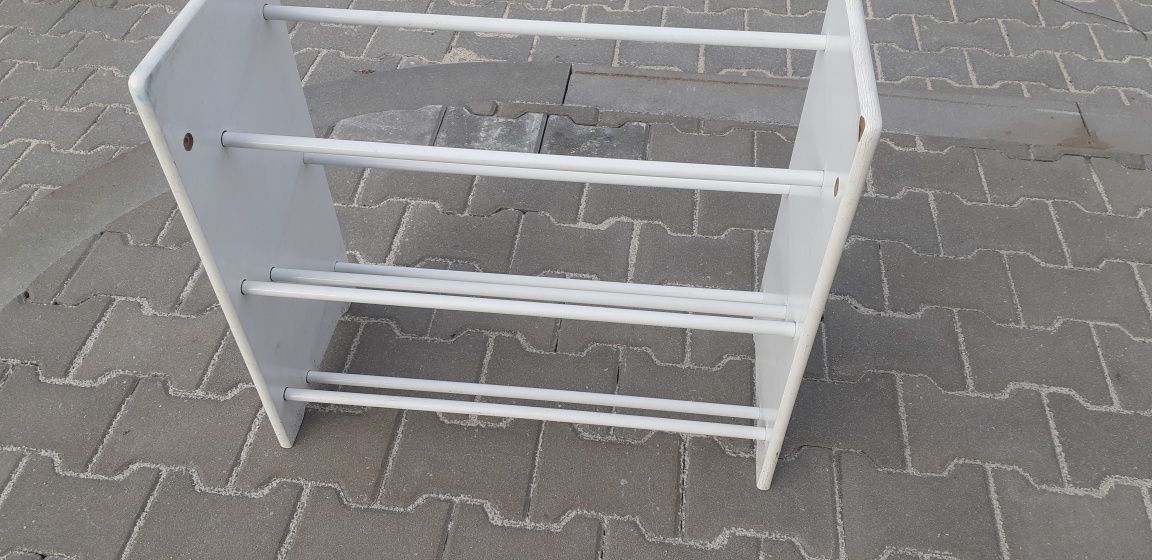 Stojak na buty biały