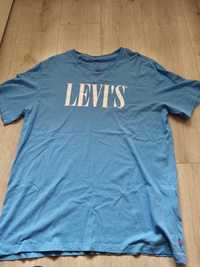 koszulka levi's baby blue logo