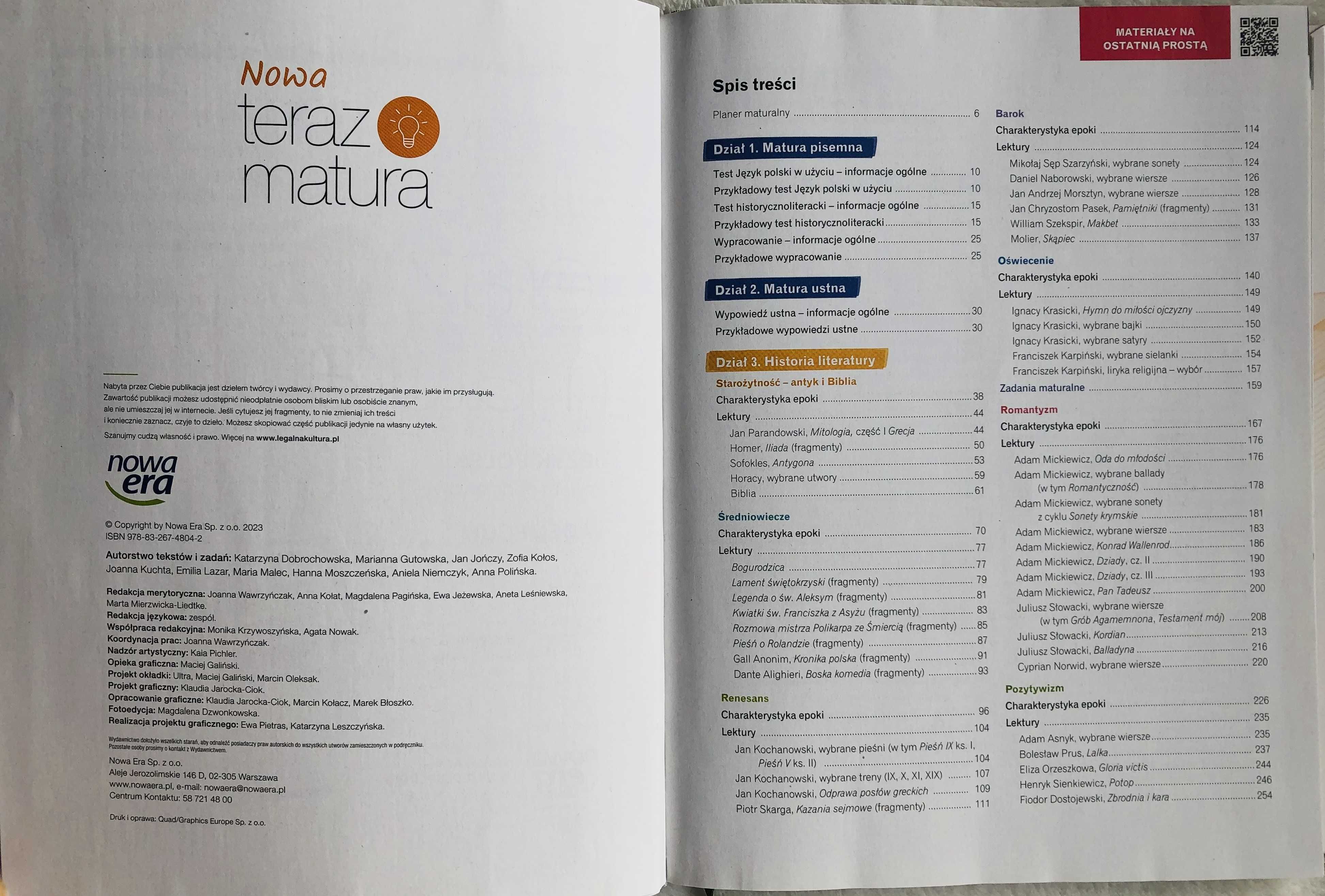 Vademecum-Nowa Teraz Matura-JĘZYK POLSKI, poziom podstawowy. 2024