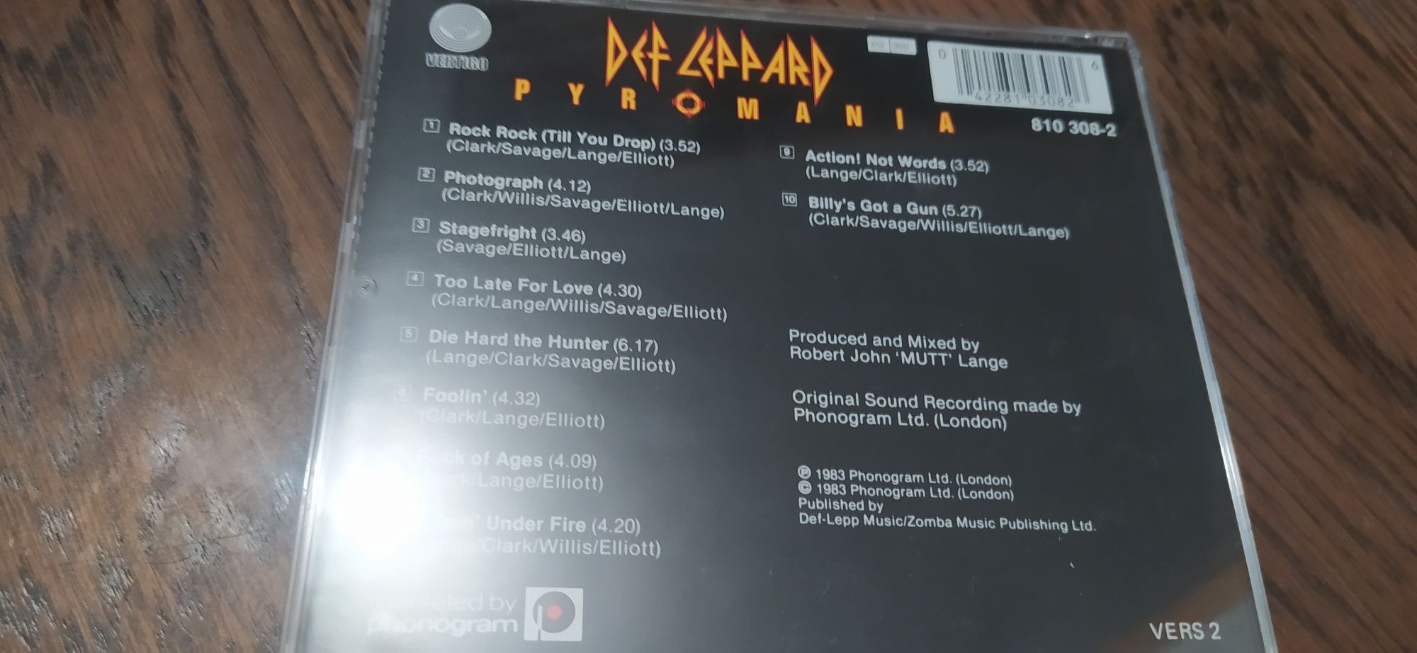 Def Leppard Pyromania cd