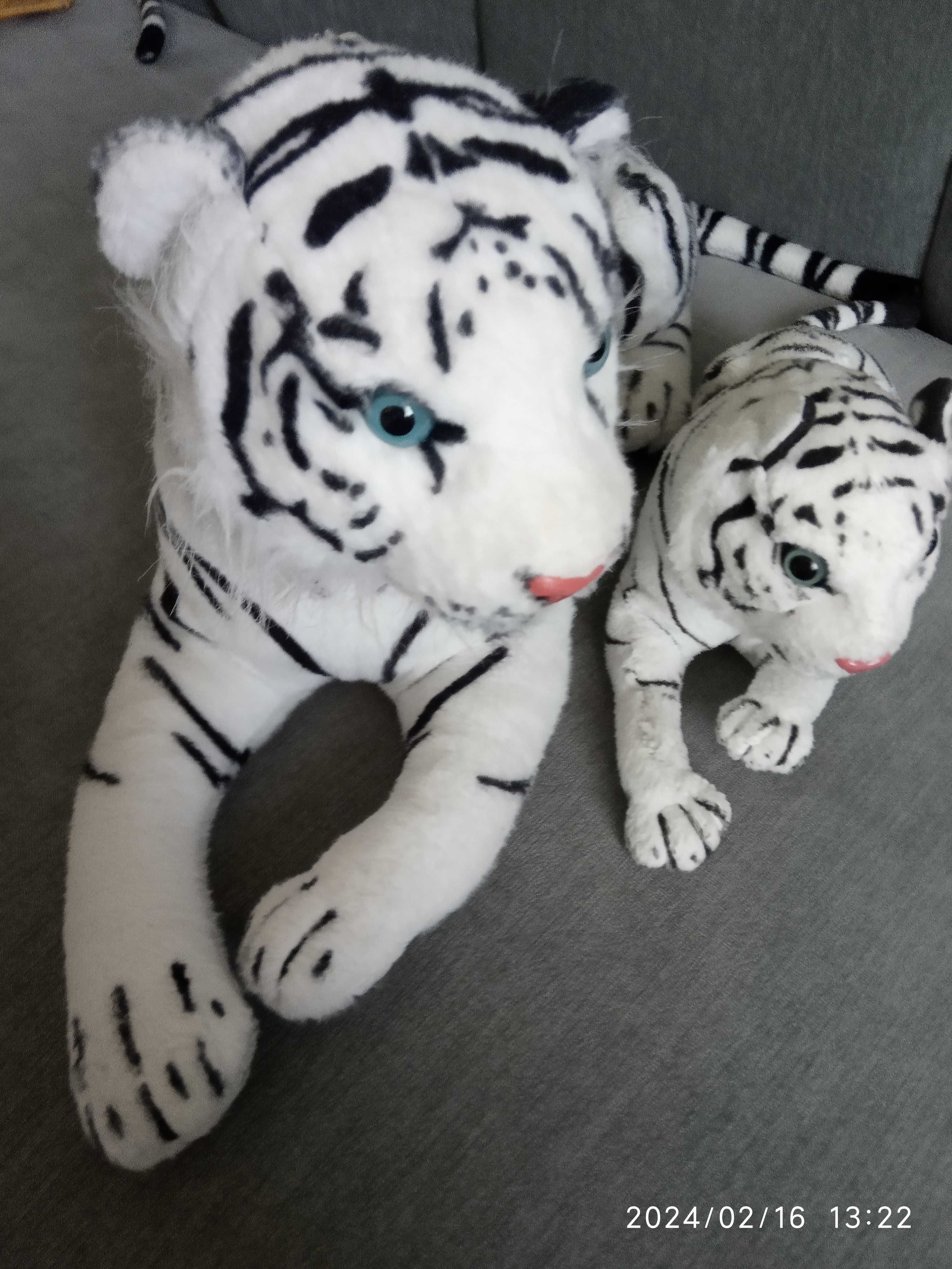2 tygrysy, pluszaki, maskotki