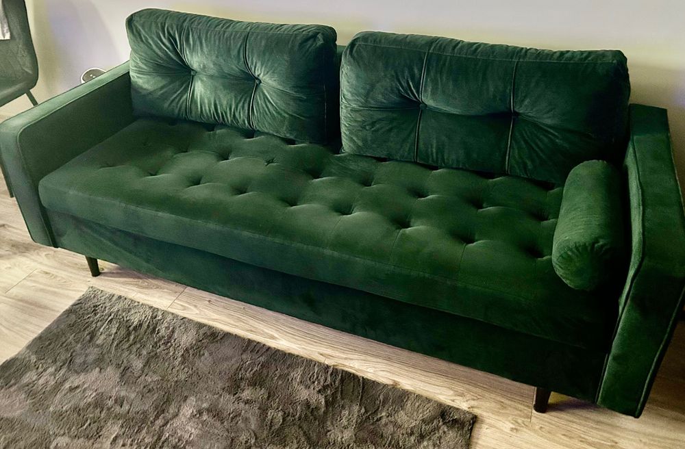 Sofa/Kanapa butelkowa zieleń