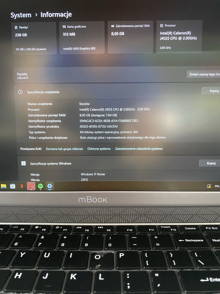 Laptop Maxcom mBook 15