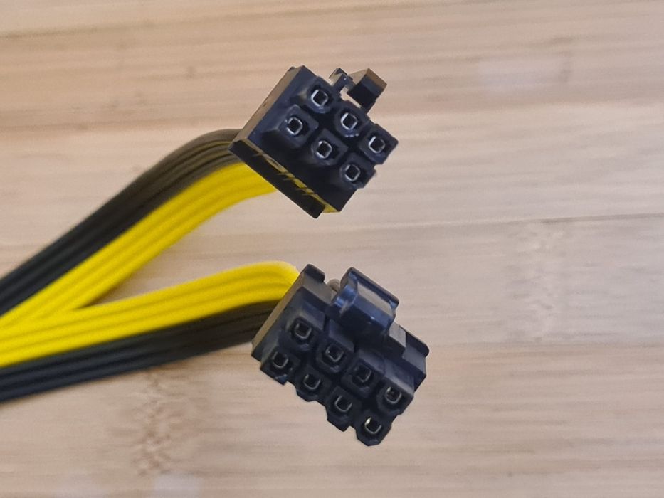 Кабель живлення відеокарт 6 pin на 6+2 (8) pin