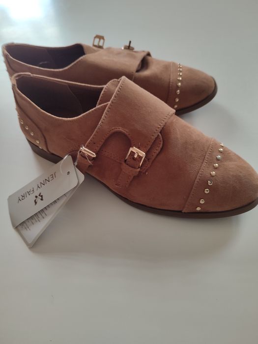 Półbuty damskie brązowe rozmiar 36 nowe